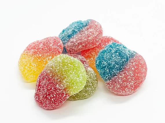 125mg THC Gummies - Jolly Rancher 2 Flavors in 1