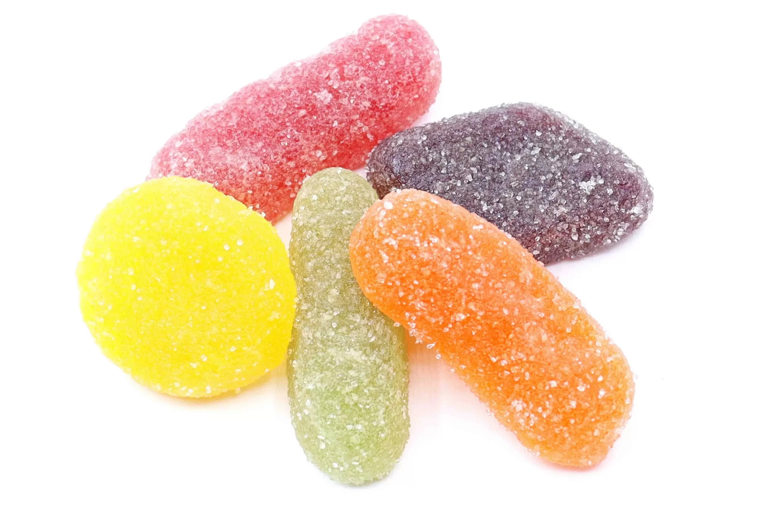 125mg THC Gummies - Wine Gums