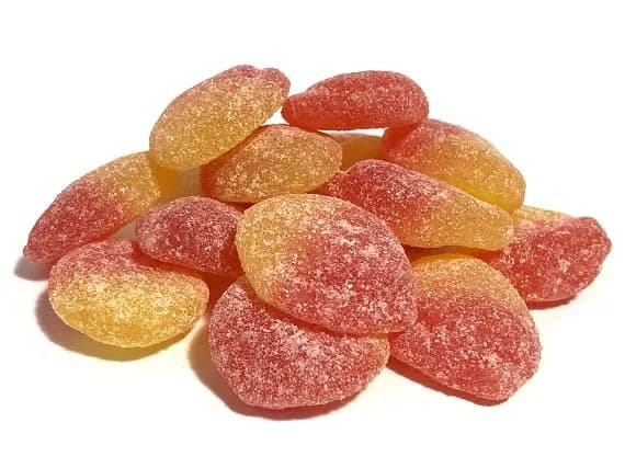 100mg THC Gummies - Fuzzy Peaches