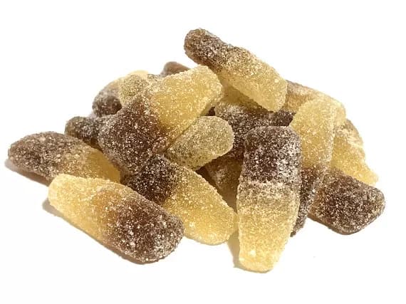 4 x 40mg THC Gummies - Coke Bottles